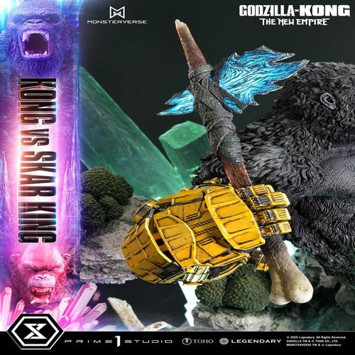 Godzilla x Kong: The New Empire Ultimate Diorama Masterline Series Statue Kong vs Skar King 104 cm