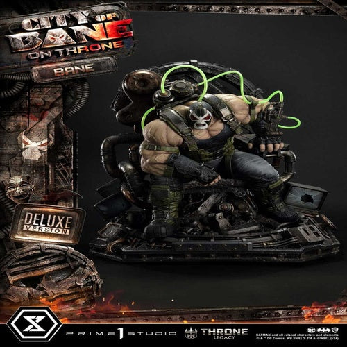 DC Comics Throne Legacy Collection Statue 1/4 Batman Bane on Throne Deluxe Bonus Version 61 cm