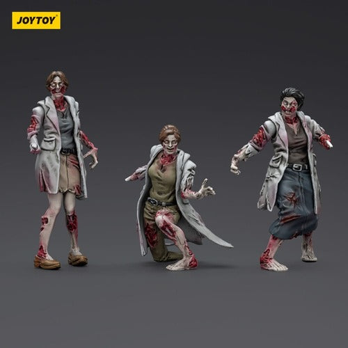 Zombie pack 3 figurines Dark Source Medics 8 cm