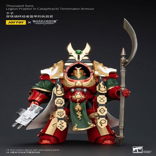 Warhammer The Horus Heresy figurine 1/18 Thousand sons Legion Praetor in Cataphractii Terminator Armour 12 cm
