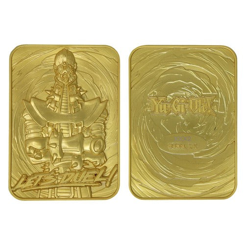 Yu-Gi-Oh! Lingot Jinzo Limited Edition (plaqué or)