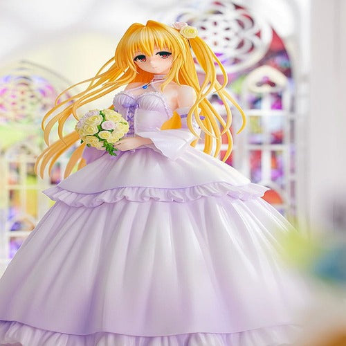 To Love-Ru Darkness statuette PVC 1/7 Golden Darkness Wedding Dress Ver. 23 cm