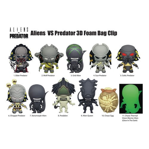 Alien vs. Predator présentoir porte-clés sac à dos 3D (24)
