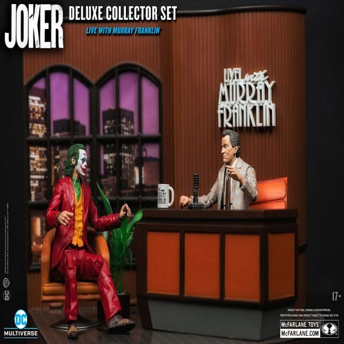 Joker DC Multiverse (Joker Movie) figurine Deluxe Colllector The Joker (Live with Murray Franklin) Limited Edition 18 cm