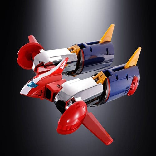 Super Electromagnetic Machine Voltes V figurine Diecast Soul of Chogokin GX50-SP Com-Battler V Chogokin 50th Anniversary Ver. 25 cm