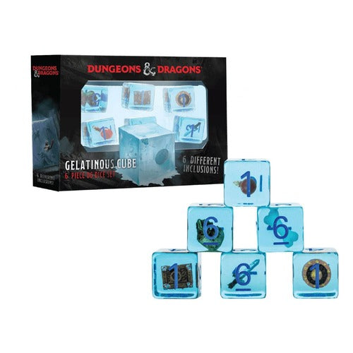 Dungeons & Dragons Pack de dés Gelatinous Cube (6)