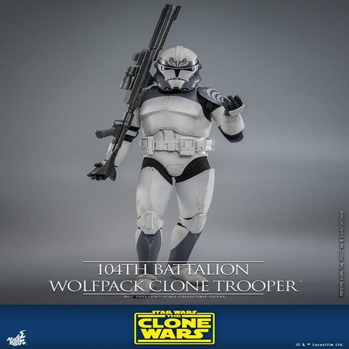 Star Wars The Clone Wars figurine 1/6 104th Battalion Wolfpack Clone Trooper 30 cm