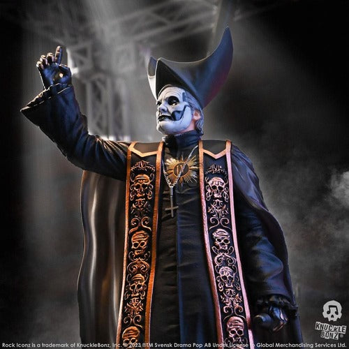 Ghost statuette Rock Iconz 1/9 Papa Emeritus IV (Black Robes) 22 cm