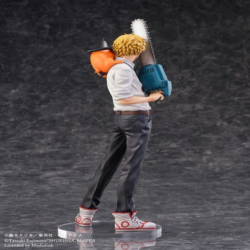 Chainsaw Man statuette S-Fire PVC 1/7 Denji & Pochita 24 cm