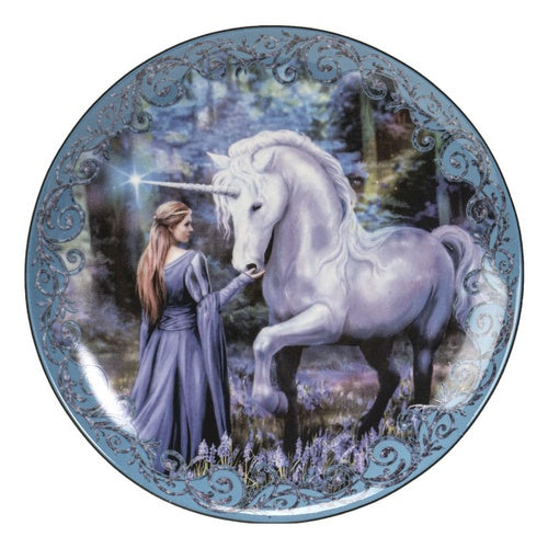 Anne Stokes Teller 4er-Pack Unicorn and Maiden
