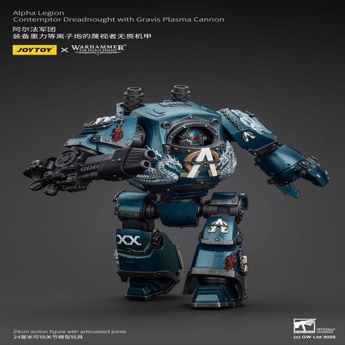 Warhammer The Horus Heresy figurine Alpha Legion Contemptor Dreadnought with Gravis Plasma Cannon 25 cm