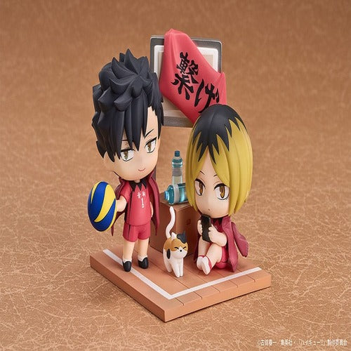 Haikyu!! Minifiguren Qset 2er-Pack Tetsuro Kuroo & Kenma Kozume 9 cm