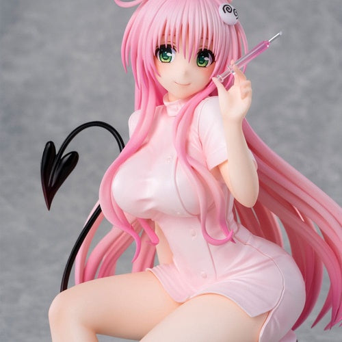 To Love-Ru Darkness statuette PVC Lara Satalin Deviluke Nurse Cos 26 cm