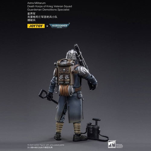 Warhammer 40k figurine 1/18 Death Korps of Krieg Veteran Squad Guardsman Demolitions Specialist 10 cm