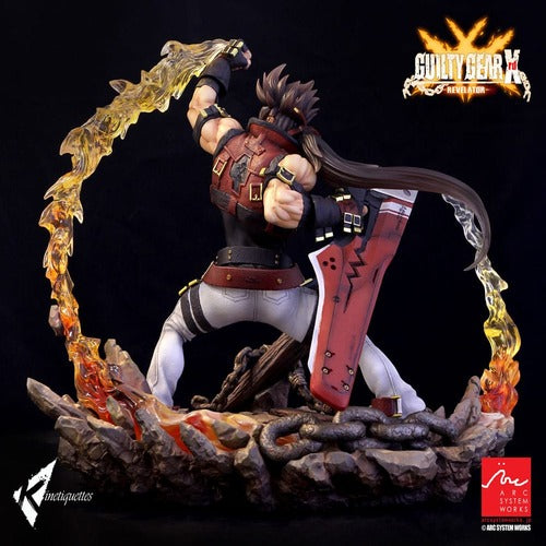 Guilty Gear Xrd Revelator diorama Sol Badguy - The Bounty Hunter 26 cm