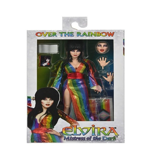 Elvira, Mistress of the Dark figurine Clothed Over the Rainbow Elvira 20 cm