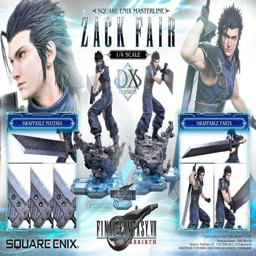 Final Fantasy VII Rebirth statuette 1/4 Zack Fair Deluxe Ver. 57 cm