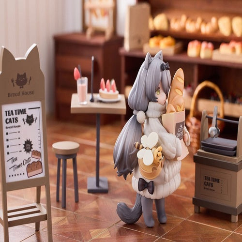 Decorated Life Collection statuette PVC Tea Time Cats - Cat Town Bakery Staff & Customer Set 12 cm