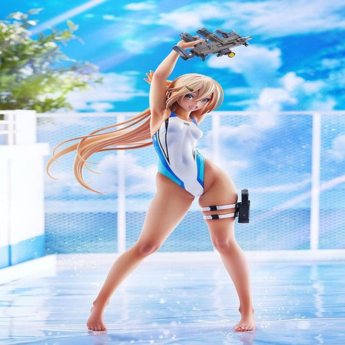 Arms Note statuette PVC 1/7 Kouhai-chan of the Swim Club Blue Line Swimsuit Ver. 29 cm