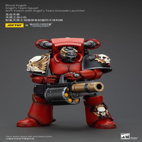 Warhammer The Horus Heresy figurine 1/18 Blood Angels Angel's Tears Squad Arch-Erelim with Angel's Tears Grenade Launcher 12 cm