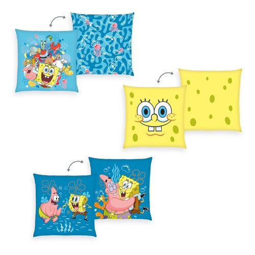 Bob l´éponge pack 3 oreillers 40 cm