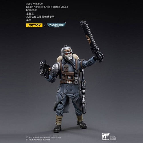 Warhammer 40k figurine 1/18 Death Korps of Krieg Veteran Squad Sergeant 10 cm