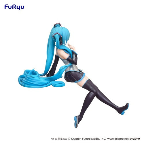 Hatsune Miku statuette PVC Noodle Stopper Kuroboshi Kouhaku Ver. (re-run) 14 cm