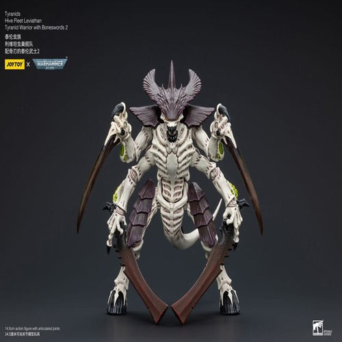 Warhammer 40k figurine 1/18 Tyranids Hive Fleet Leviathan Tyranid Warrior with Boneswords 2 15 cm