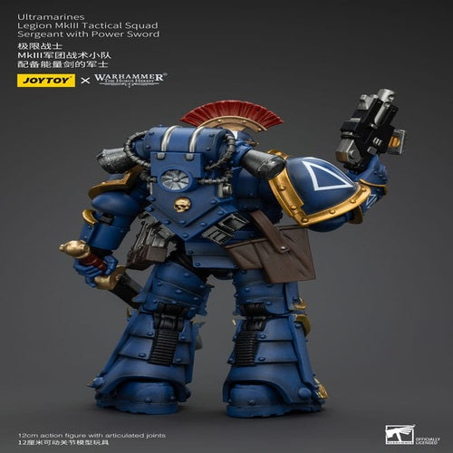 Warhammer The Horus Heresy Actionfigur 1/18 Ultramarines Legion MKIII Tactical Squad Sergeant with Power Sword 12 cm