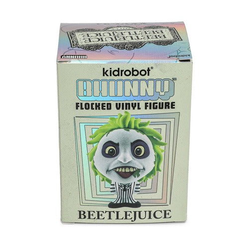 Beetlejuice Beetlejuice figurine Vinyl Bhunny Flocked Beetlejuice Striped Suit 10 cm
