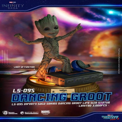 Les Gardiens de la Galaxie 2 statuette 1/1 Dancing Groot heo EU Exclusive 32 cm