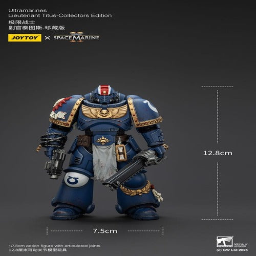 Warhammer 40,000: Space Marine 2 figurine Ultramarines Lieutenant Titus Collectors Edition 13 cm