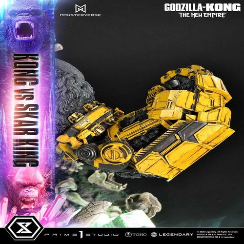 Godzilla x Kong: The New Empire Ultimate Diorama Masterline Series Statue Kong vs Skar King 104 cm