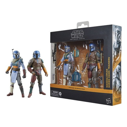 Star Wars: The Mandalorian Black Series Actionfiguren 2er-Pack Mandalorian Shriek-Hawk Trainers 15 cm