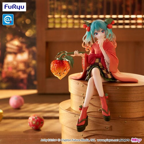 Hatsune Miku statuette PVC Noodle Stopper Flower Fairy Winter Cherry 15 cm
