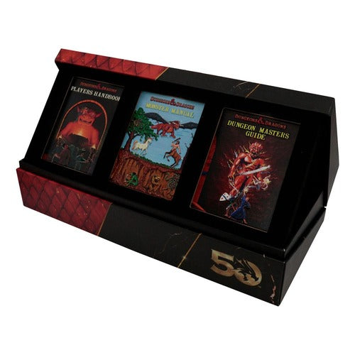 Dungeons & Dragons Metallbarren 3er-Set 50th Anniversary 1st Edition Book Cover