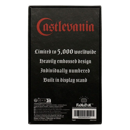 Castlevania Metallbarren Alucard Shield Limited Edition