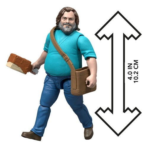 Ein Minecraft Film Actionfigur Steve 10 cm