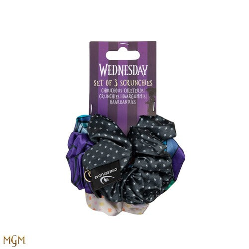 Wednesday pack 3 chouchou pour cheveux
