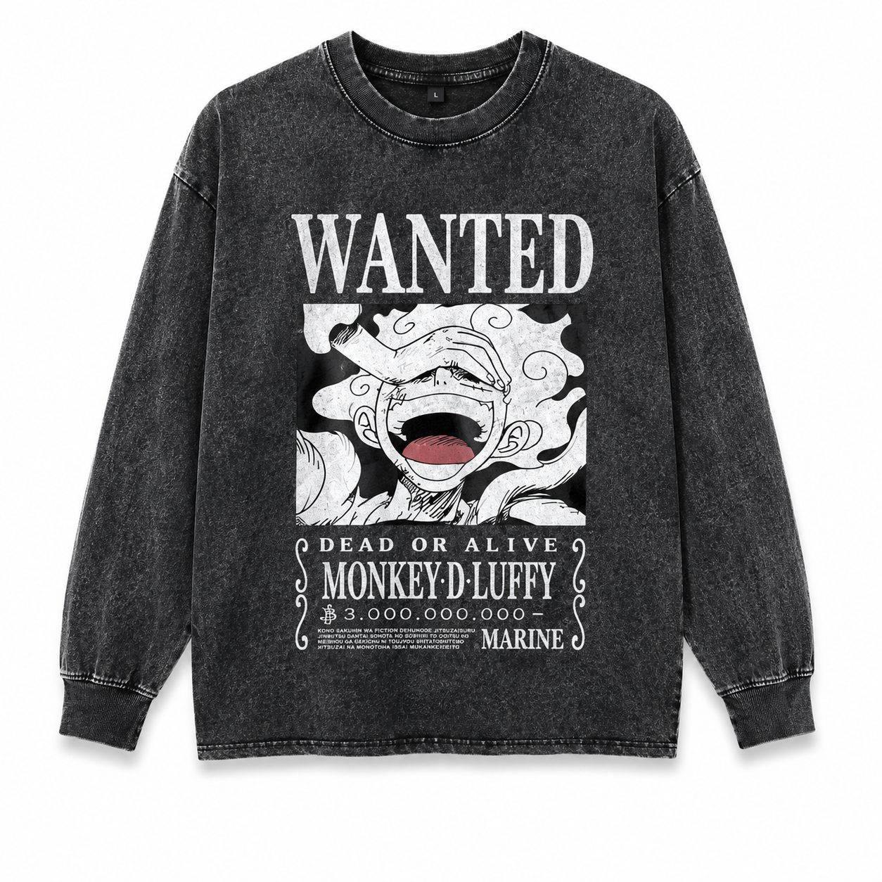 ONE PIECE - Wanted Luffy Pull Long Sleeve