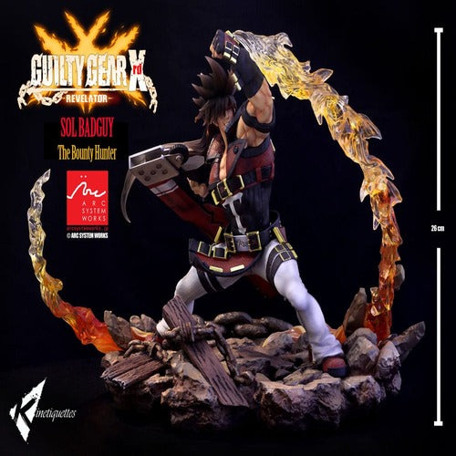Guilty Gear Xrd Revelator diorama Sol Badguy - The Bounty Hunter 26 cm