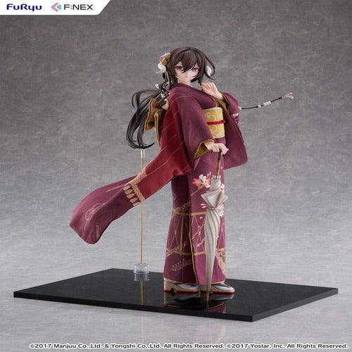 Azur Lane F:Nex statuette PVC 1/4 Mikasa blue flower komachi Ver. Japanese Doll 43 cm