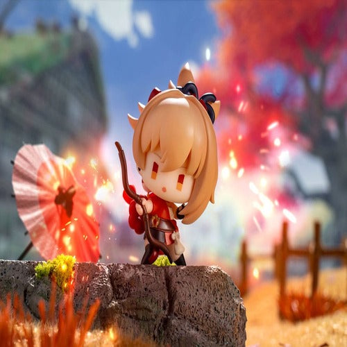 Genshin Impact pack 6 figurines Battle Scene Collection Inazuma Edition 6 cm