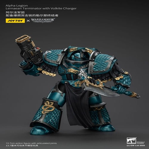 Warhammer The Horus Heresy figurine Alpha Legion Lernaean Terminator with Volkite Charger 20 cm