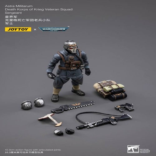 Warhammer 40k figurine 1/18 Death Korps of Krieg Veteran Squad Sergeant 10 cm