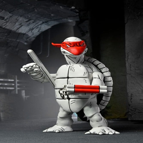 Tortues Ninja (Mirage Comics) pack 2 figurines Black and White First Turtles 18 cm