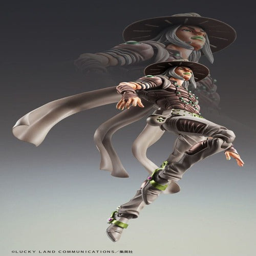 JoJo's Bizarre Adventure Part7 Steel Ball Run figurine Super Action Chozokado Gyro Zeppeli Third 16 cm
