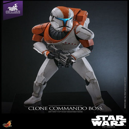 Star Wars: The Clone Wars figurine 1/6 Clone Commando Boss Hot Toys Exclusive 30 cm