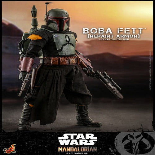 Star Wars: The Mandalorian figurine 1/6 Boba Fett Repaint Armor Special Edition 30 cm