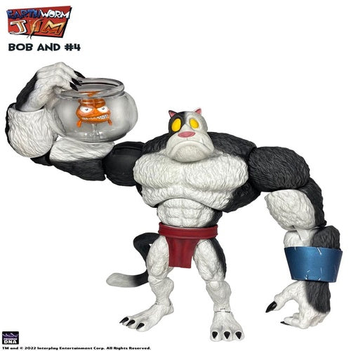 Earthworm Jim Actionfigur Wave 1: Bob the Killer Goldfish & #4 15 cm